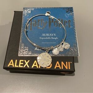 Alex and Ani - expandable bangle bracelet. Harry Potter “Always” with gift box